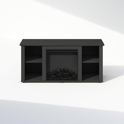 Furinno Jensen Fireplace TV Stand, NO Heat Decorative Electric Fireplace TV - Image 5