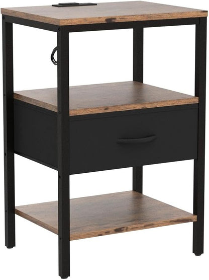 SUPERJARE Nightstand Set of 2, Bed Side Tables - Image 6