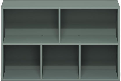 Furinno LUDER Book Shelf, 5-Cube Bookshelf, Reversible Bookcase, 9.4 x 19.5 x - Image 8