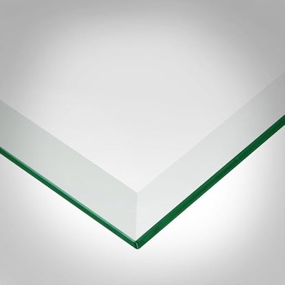 Dulles Glass 10 inch Square Glass Table Top - Image 4