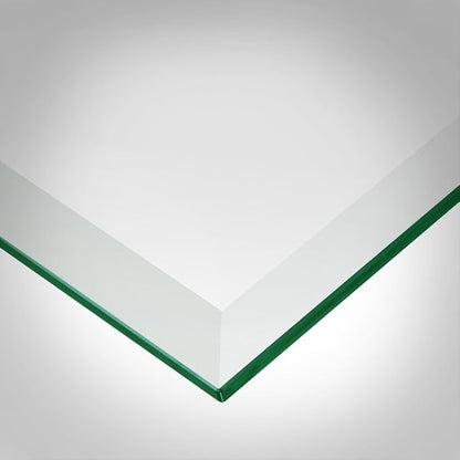 Dulles Glass 16 inch Square Glass Table Top - Image 4