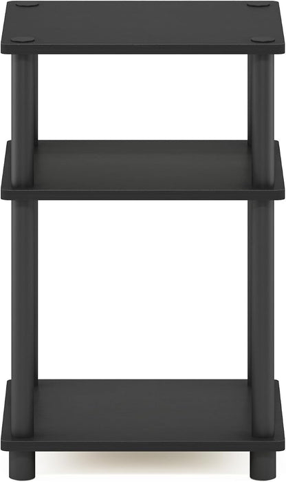 Furinno JUST Side Table, 3-Tier End Table, Open Shelves Night Stand, Bedside - Image 8