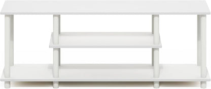 Furinno Turn-N-Tube TV Stand, 3-Tier Open Frame Rectangular Entertainment Center - Image 5