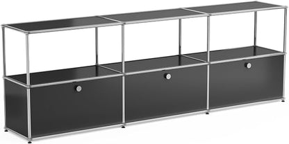 Modern Storage Cabinet Versatile Free-Standing Organizer - Image 4