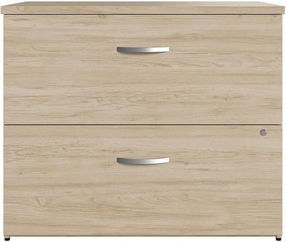 Bush Business Furniture Studio C 2 Drawer Lateral File Cabinet in Natural Elm - Image 4