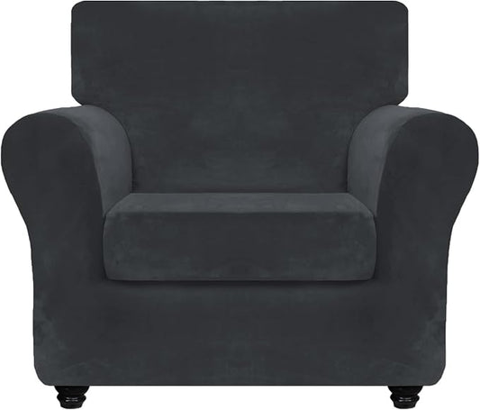 ZNSAYOTX Luxury Velvet Chair Slipcovers by ZNSAYOTX