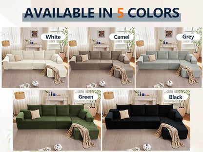 135" Cloud Sectional Couch - Image 9
