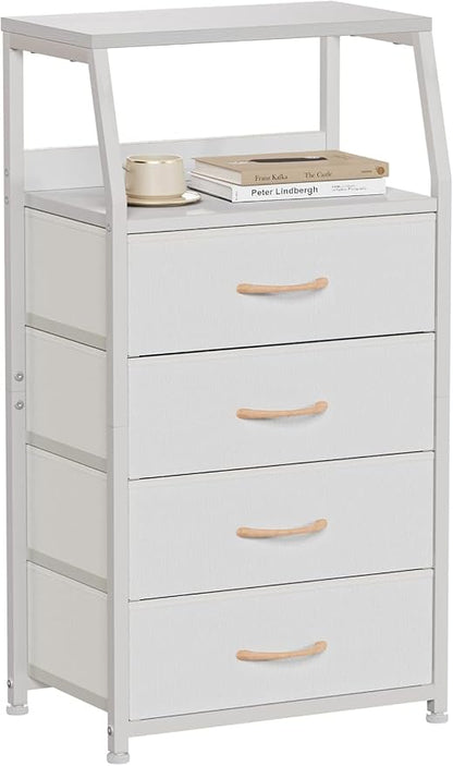 Furnulem Tall 4 Drawers Dresser, Vertical Storage Tower - Image 4