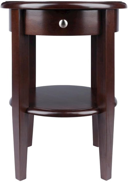 Furnifact Farmhouse End Table Solid Wood - Image 3