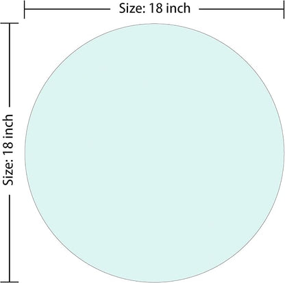 18" Round Tempered Glass Table Top - Image 3