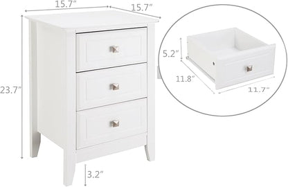 Bonnlo Upgraded White Night Stands - Image 3