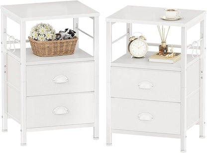 Furologee Nightstands Set of 2, End Table by Furologee