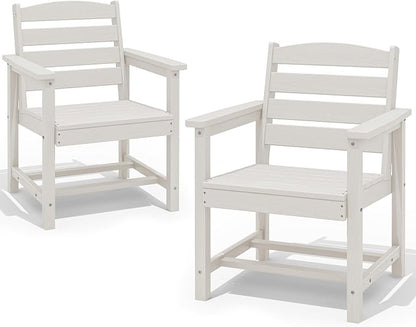 SERWALL Patio Dining Chair Set of 2 by SERWALL