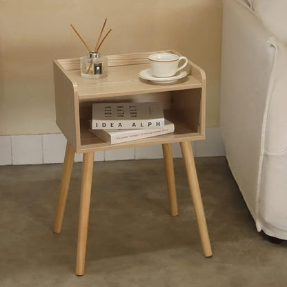 MaxSmeo Nightstand, Mid Century Modern Side Table Bedroom - Image 7