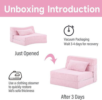 Tiita Convertible Folding Kids Sofa Bed - Image 8