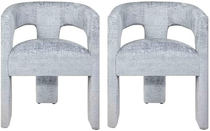 Jofran Gwen Jacquard Upholstered Accent Chair, Modern Luxury Plush Sculptural by Jofran+Inc.