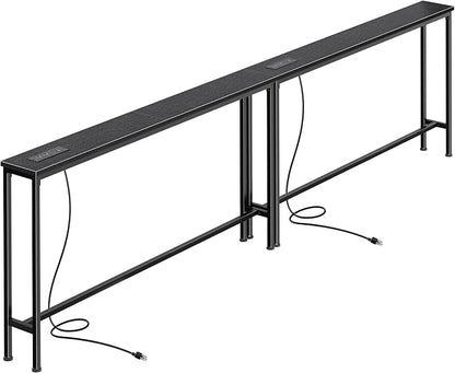 SUPERJARE 102.4 Inch Sofa Table by SUPERJARE
