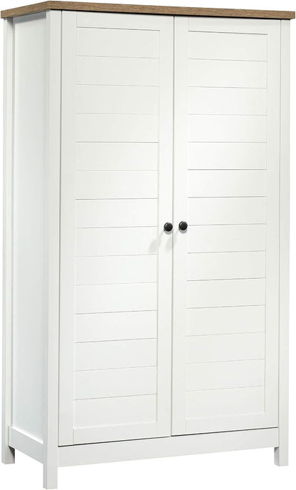 Sauder Cottage Road Storage Cabinet/ Pantry Cabinet, Soft White finish by SAUDER%C2%AE