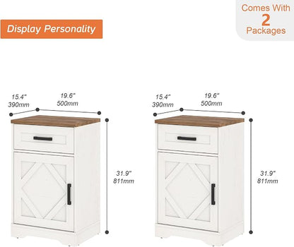 WAMPAT 32" H End Table Set of 2 - Image 2