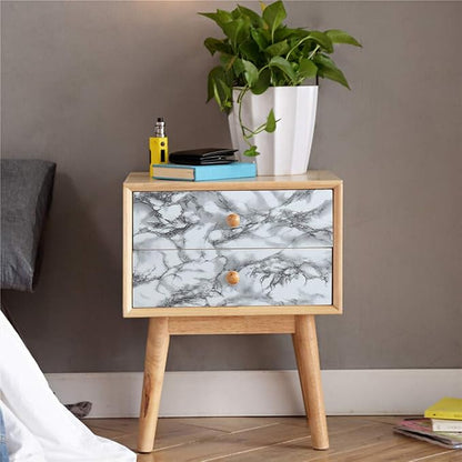 Livelynine Marble Wall Paper 15.8x394 Kitchen Wallpaper Self Adhesive Renter - Image 5