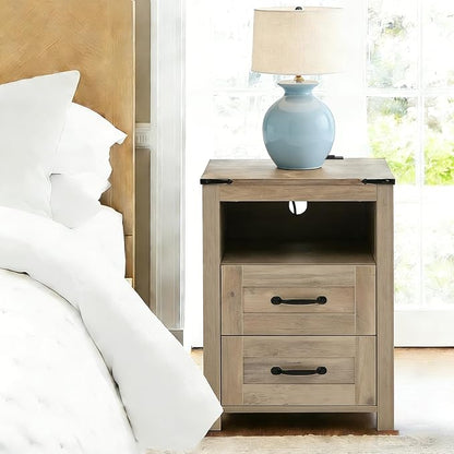 Sierra Night Stand, Rustic End Table - Image 3