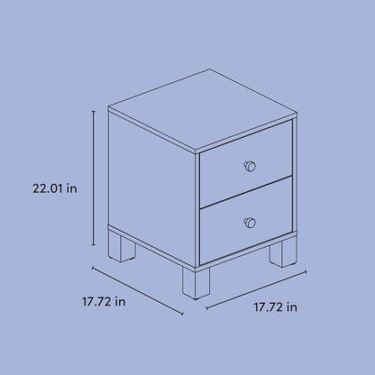 Storkcraft California 2 Drawer Nightstand - Image 3