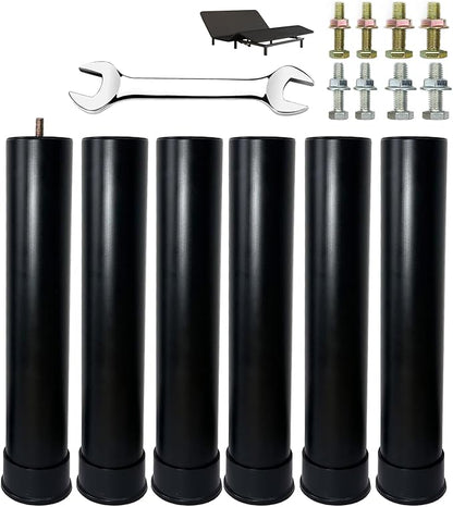 Benbuoo 13 Inch Metal Adjustable Bed Base Frame Leg Replacement Heavy Duty by Unknown