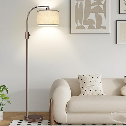 Nintiue Upgraded Modern Arc Dimmable Tall Standing Floor Lamp by Nintiue