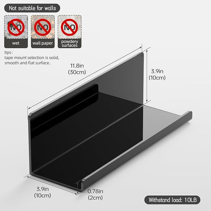 PAVSTINE Acrylic Floating Shelves - Image 3