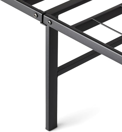 Amazon Basics Bed Frame with Storage, Foldable Metal Platform, Sturdy Steel - Image 4
