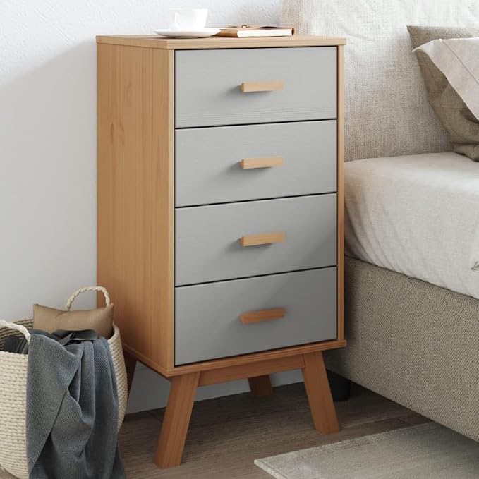 Scandinavian Style Bedside Table - Image 2