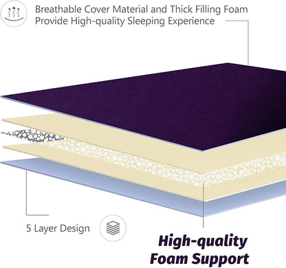 MAXYOYO Japanese Floor Mattress Futon Mattress, Thicken Sleeping Pad Foldable - Image 5