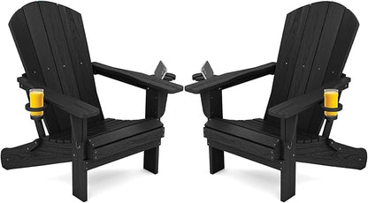 SERWALL HDPE Folding Adirondack Chair by SERWALL