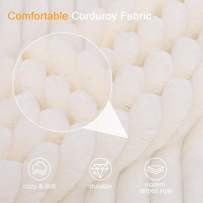 COMAX Convertible Sofa Bed, Folding Floor Couch Corduroy Fold Out Couch Bed - Image 7