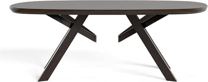 Furniture of America Nazaen VI 82.5" Mid-Century Modern Solid Wood Live Edge - Image 4