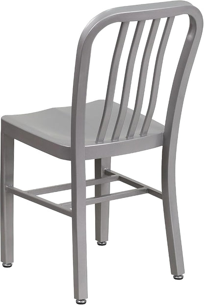 Flash Furniture Gael Indoor/Outdoor Modern Metal Dining Chairs, - Image 6
