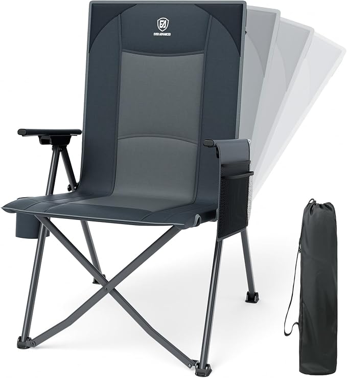 EVER ADVANCED Reclining Camping Chairs by EVERADVANCED