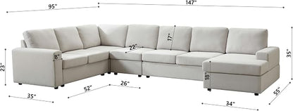 Ball & Cast 147" L-Shaped Sectional Couch - Image 2