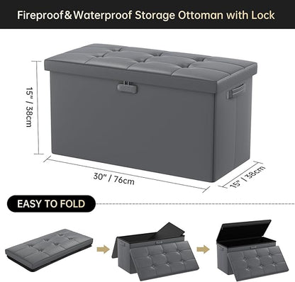 DocSafe Storage Ottoman Bench - Image 2