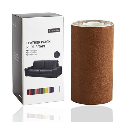 Leather Repair Tape kit Patch Heavy Duty, Retro Camel 4x60inch Self Adhesive by Cindy%27s+Tape