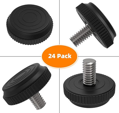 ONEHOME 8 Pack 5/16-18 Stainless Steel Adjustable Threaded Furniture Leg - Image 5