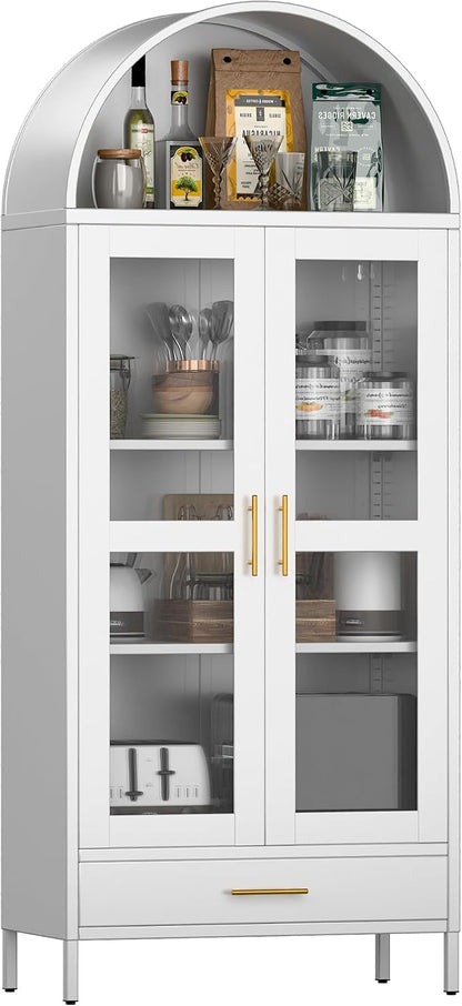 VEXPOR 73" Tall Arched Display Cabinet - Image 9