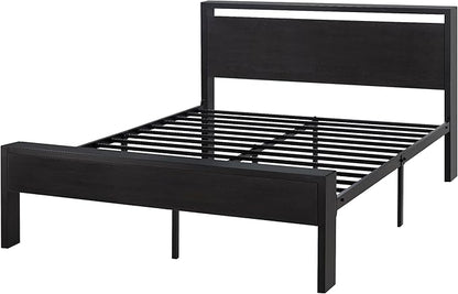 SHA CERLIN 14 Inch Queen Size Metal Platform Bed Frame - Image 8