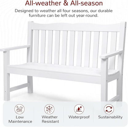 Stoog 3 Pieces All-Weather Patio Furniture Set, Include 2 Outdoor Chairs and 1 - Image 4