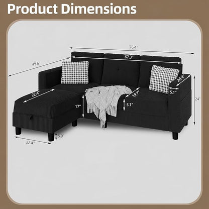 Convertible Sectional Sofa - Image 2