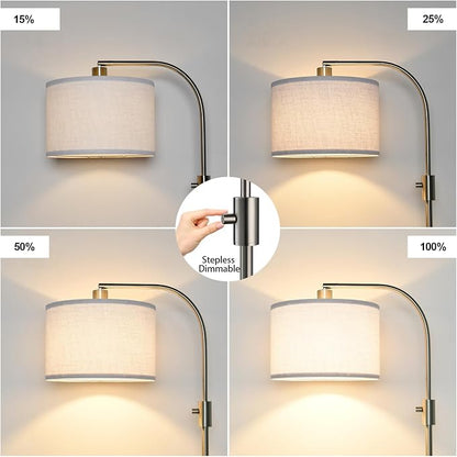 Nintiue Upgraded Modern Arc Dimmable Tall Standing Floor Lamp - Image 3