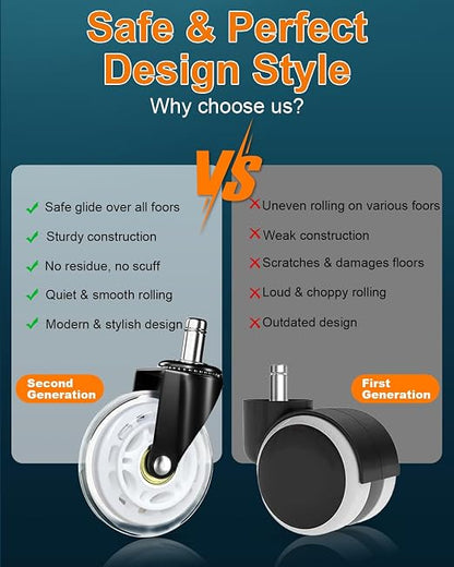RidRed Gaming Chair Wheels - Image 3
