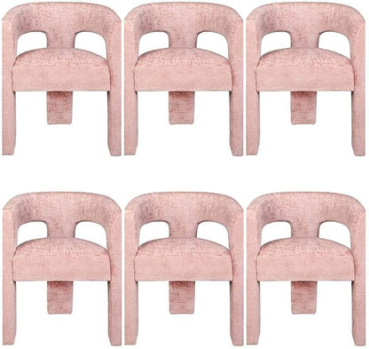Jofran Gwen Jacquard Upholstered Accent Chair, Modern Luxury Plush Sculptural by Jofran+Inc.