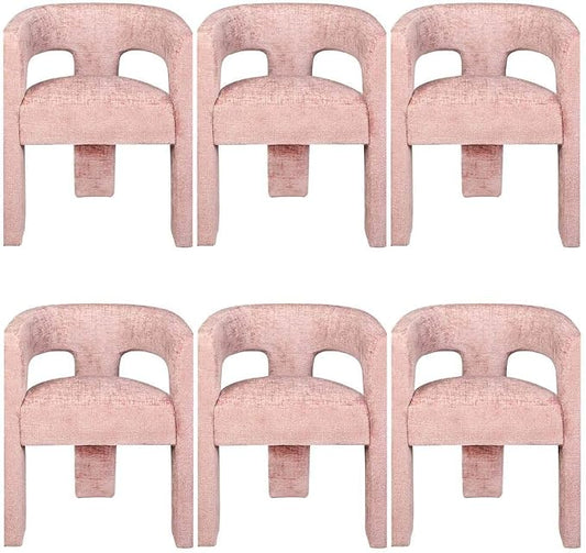 Jofran Gwen Jacquard Upholstered Accent Chair, Modern Luxury Plush Sculptural by Jofran+Inc.