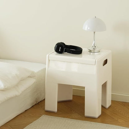 Nightstand Bedside Table with Storage Space, Dorm and Small Spaces, Easy - Image 8